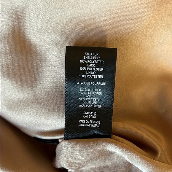 Kenneth Cole New York Women's Plush Teddy Jacket - Beige size M - Picture 12 of 13